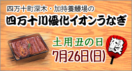四万十川優化イオンうなぎ